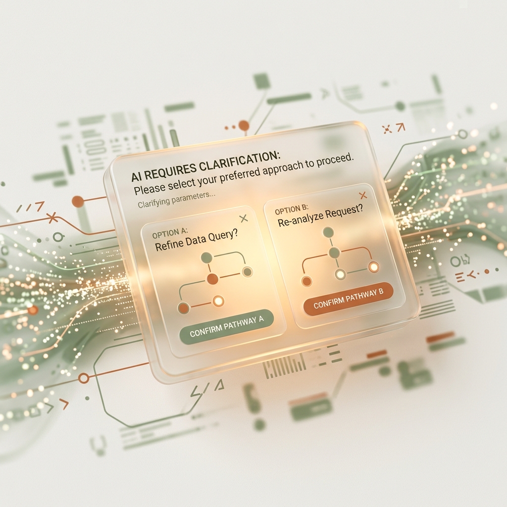 Clarify, don't guess